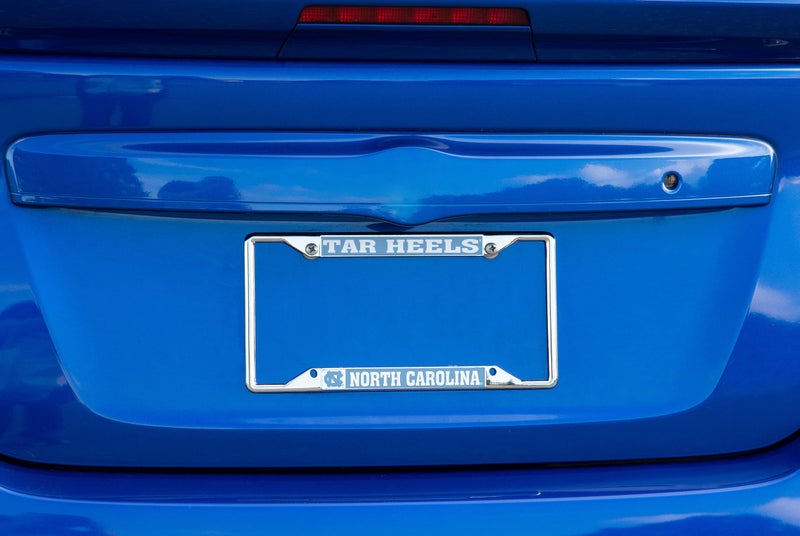 Desert Cactus University of North Carolina Chapel Hill Car Accessories Metal License Plate Frame and Tag Holder for Front or Rear of Car (Mascot) - Image 3